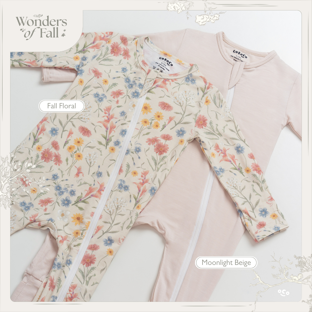 Fall Floral Sleepsuit