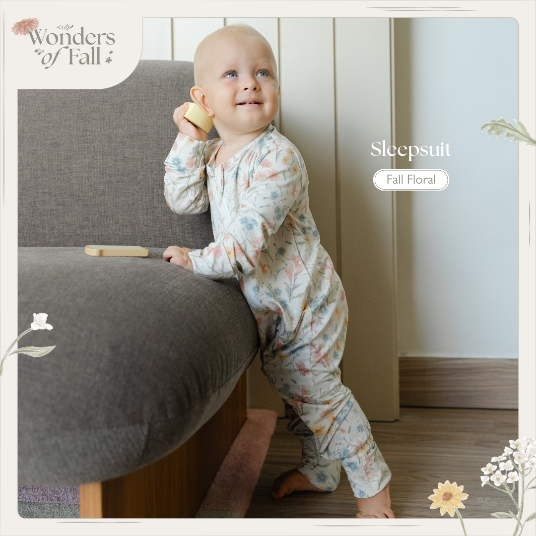 Fall Floral Sleepsuit