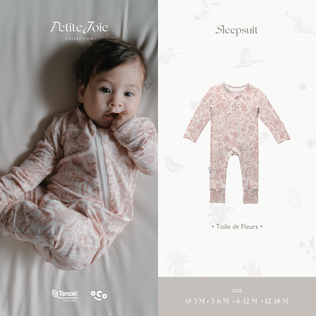 Toile de Fleurs Sleepsuit