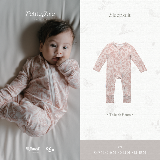 Toile de Fleurs Sleepsuit
