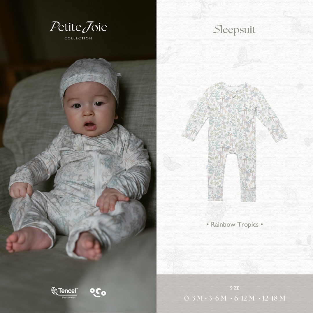 Rainbow Tropics Sleepsuit