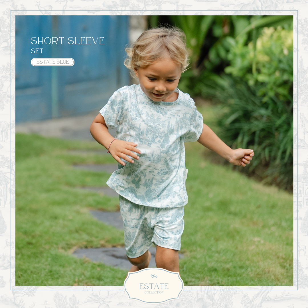 Estate Blue Short Sleeve Set