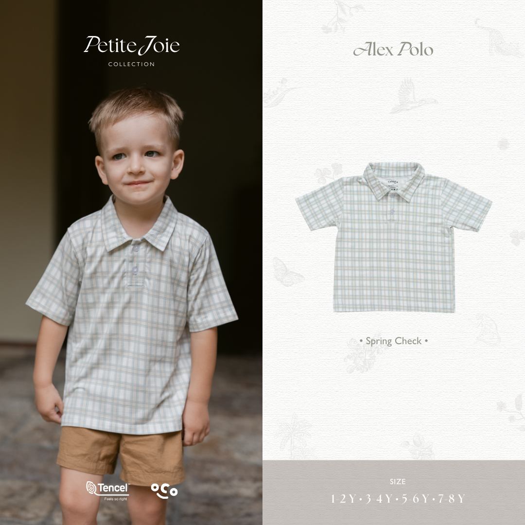 Spring Check Alex Polo Top