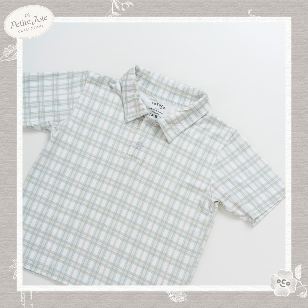 Spring Check Alex Polo Top