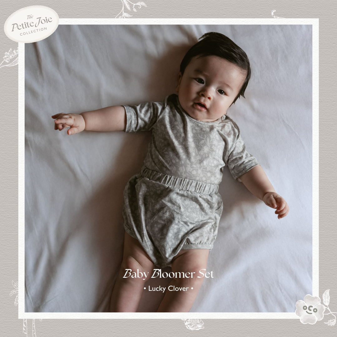 Lucky Clover Baby Bloomer Set