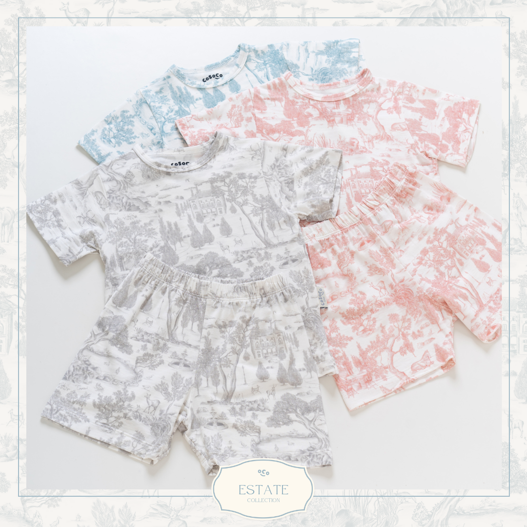 Estate Blue Short Sleeve Set