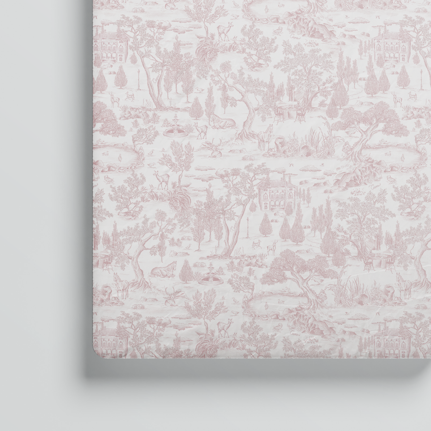 Estate Pink Cribsheet (up to 70 x 140cm)