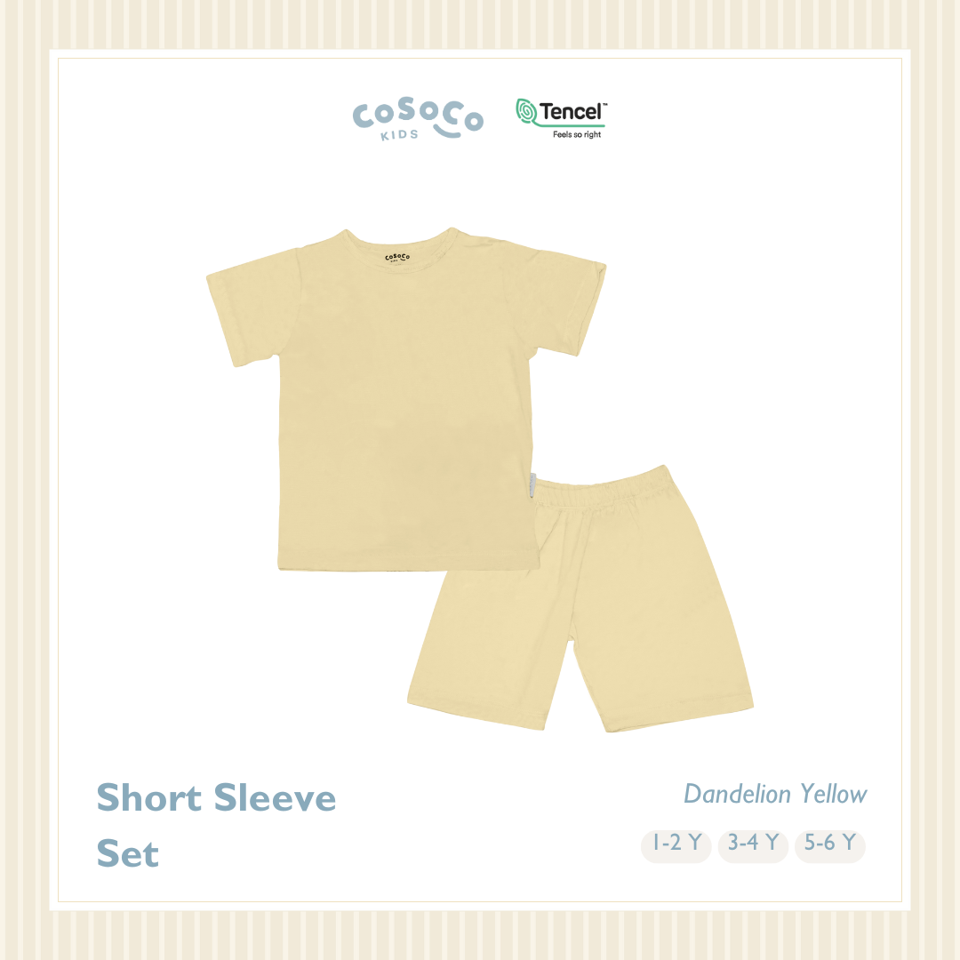 Dandelion Yellow Short Sleeve Set