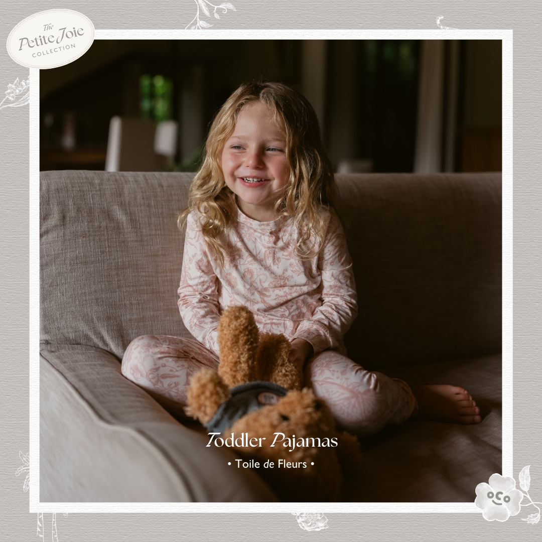 Toile De Fleurs Kids Pajamas