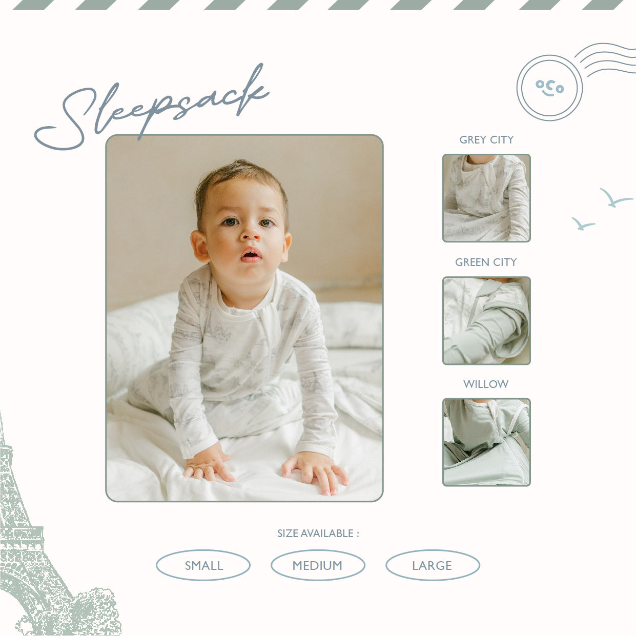 Cityscape Sleep Sack (0.2 TOG)