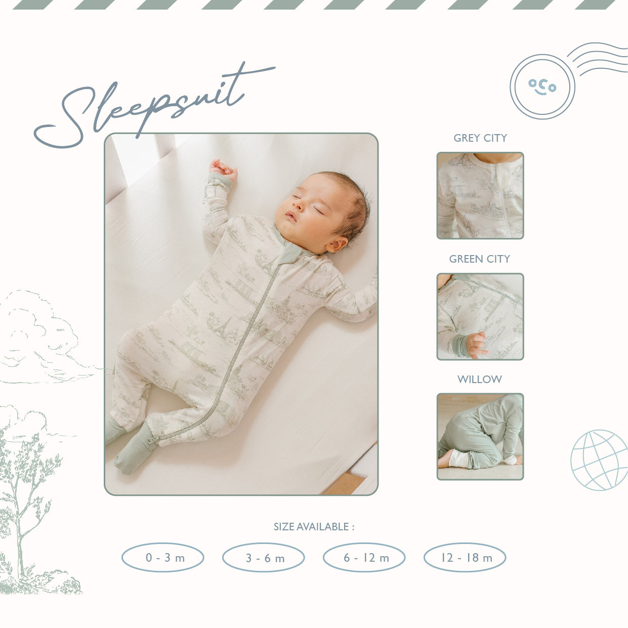 Cityscape Sleepsuit