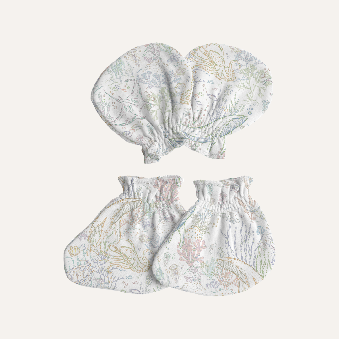 Baby TENCEL™ Mittens and Booties