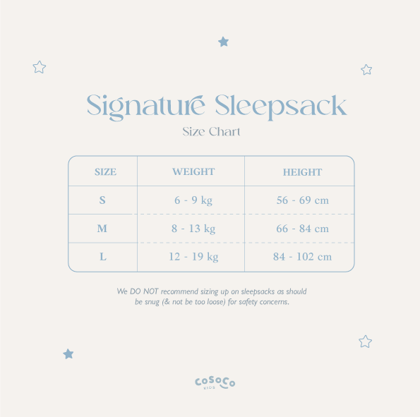 Modern Neutral Signature Sleep Sack