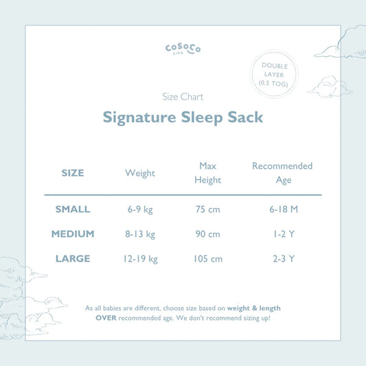 Double Layer Sleep Sack in Everbloom