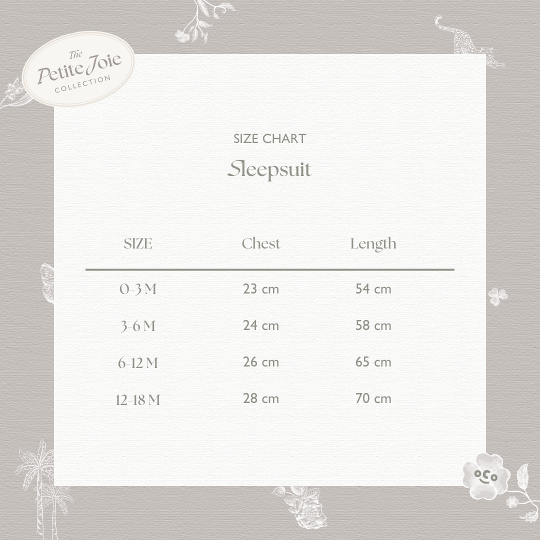 Toile de Fleurs Sleepsuit