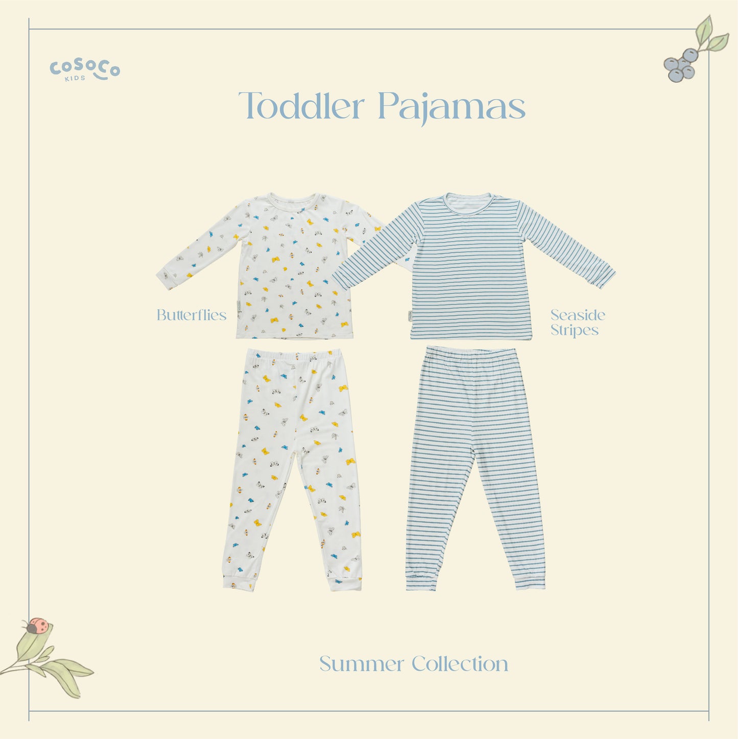 Summer Toddler Pajamas