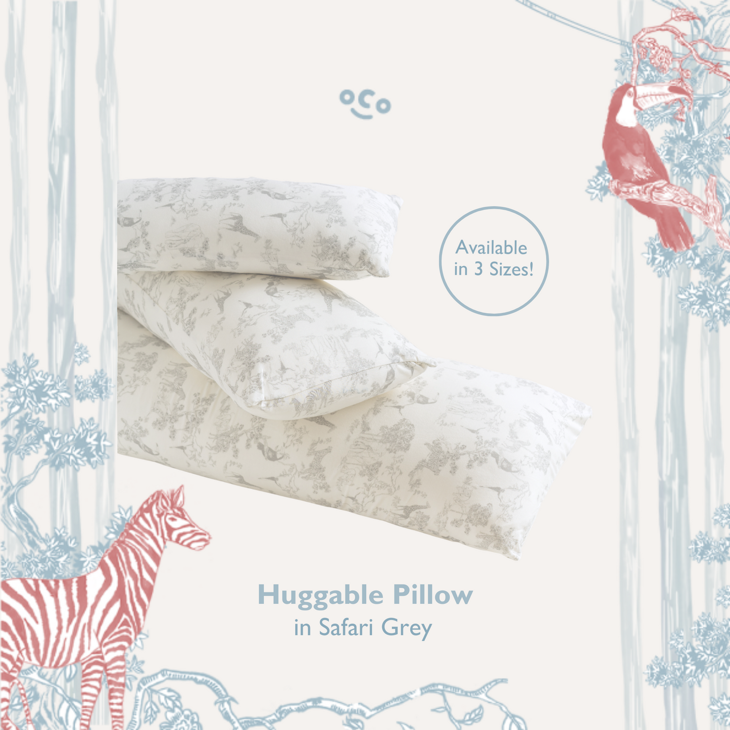 Safari Grey Pillow