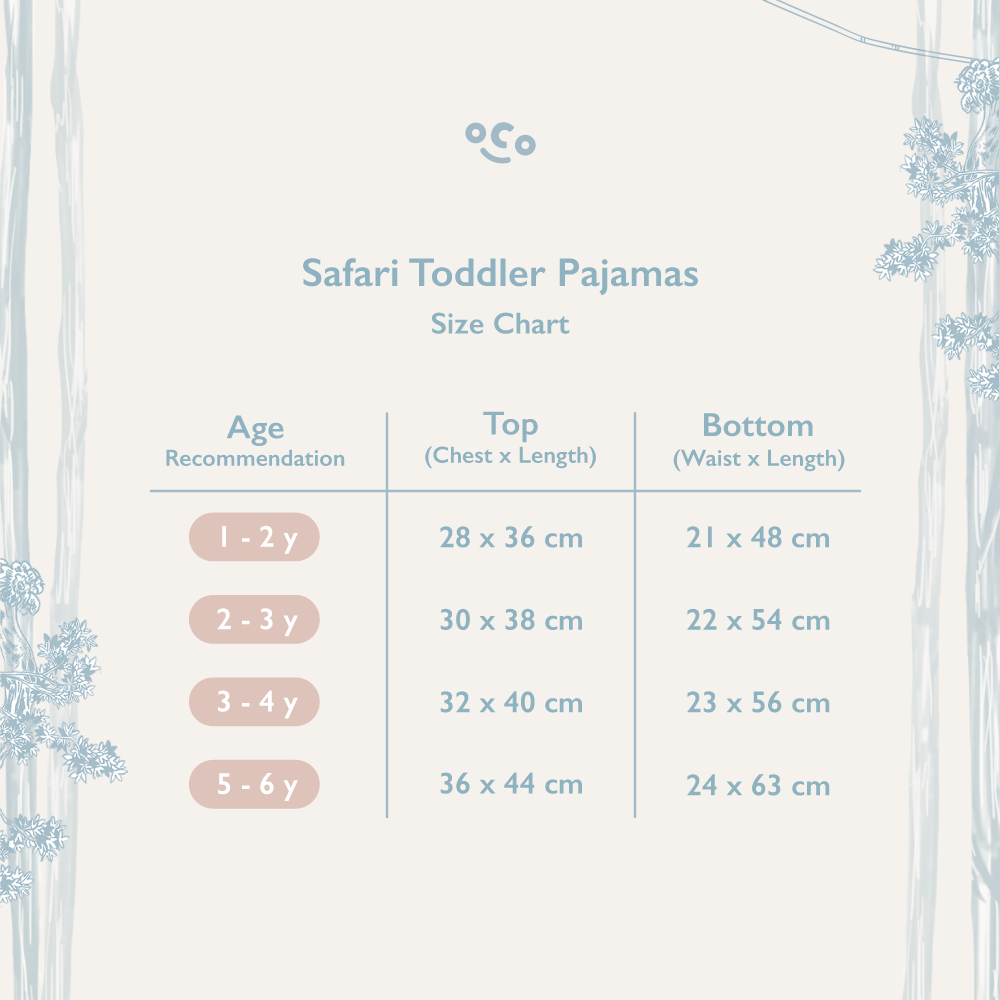 Safari Grey Toddler Pajamas