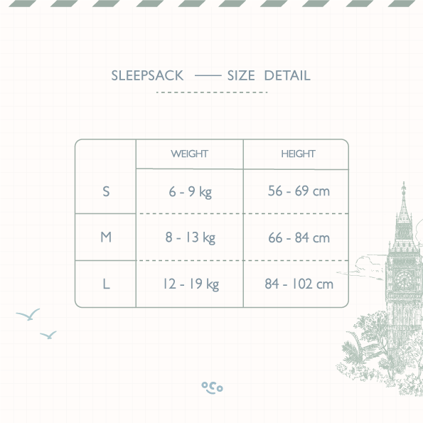 Cityscape Sleep Sack (0.2 TOG)