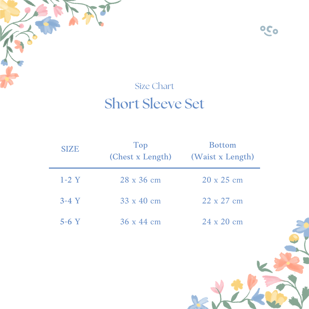 Petit Fleur Short Sleeve Set