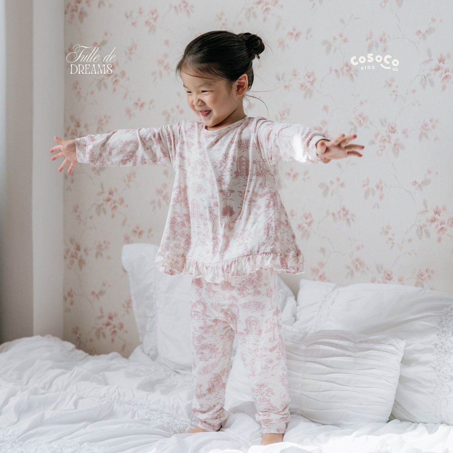 Samantha Ruffles Pajamas Set