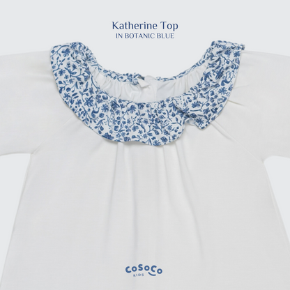 Botanic Blue Katherine Top