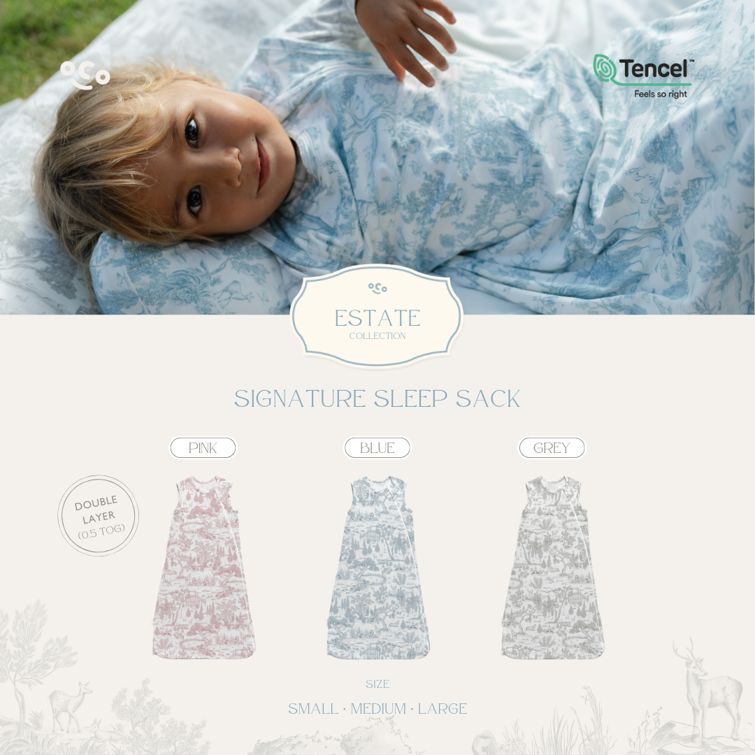 Estate Grey Signature Sleep Sack (0.5 TOG)