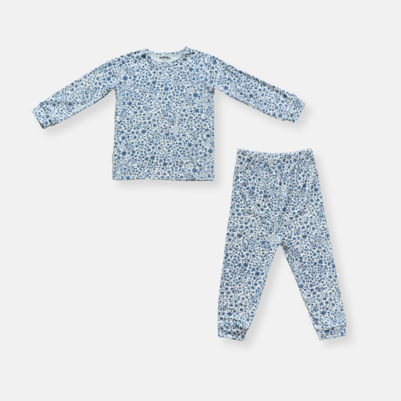 Botanic Blue Toddler Pajamas