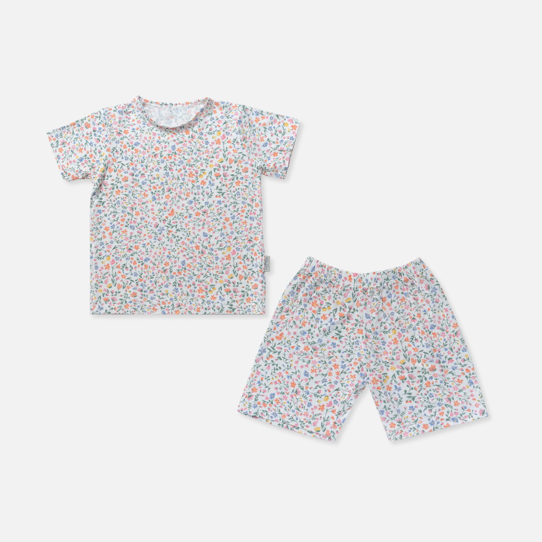 Petit Fleur Short Sleeve Set