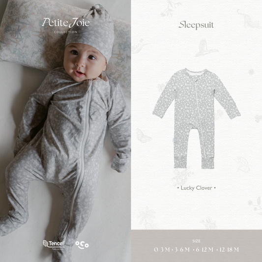 [Amber's Live Exclusive] Boy Newborn Sleepsuit [0-3M] + Free Hat