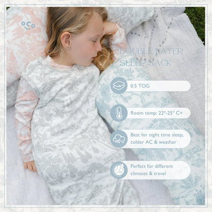 Double Layer Sleepsack in Farm Days (0.5 TOG)