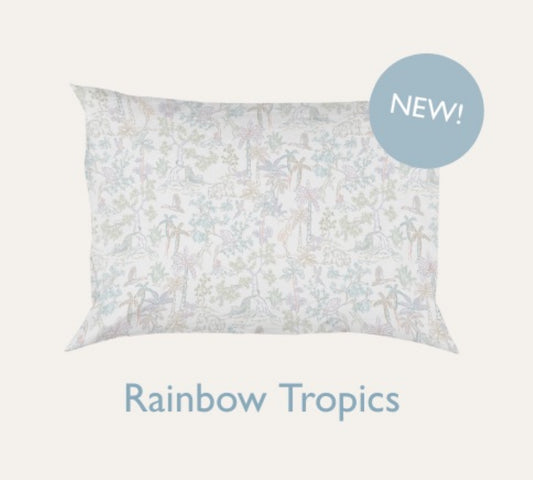 Rainbow Tropics Toddler Pillow