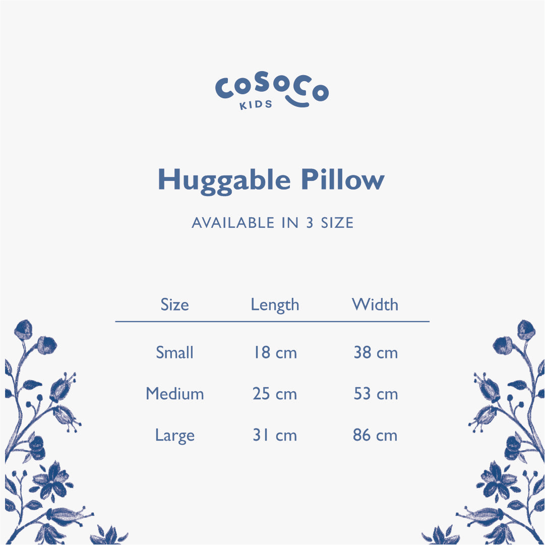 Botanic Blue Huggable Pillow