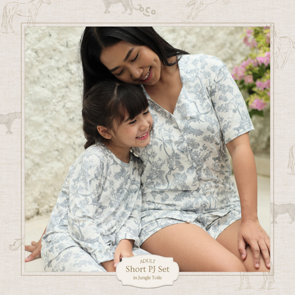 Adult Pajamas Jungle Toile (S-M)