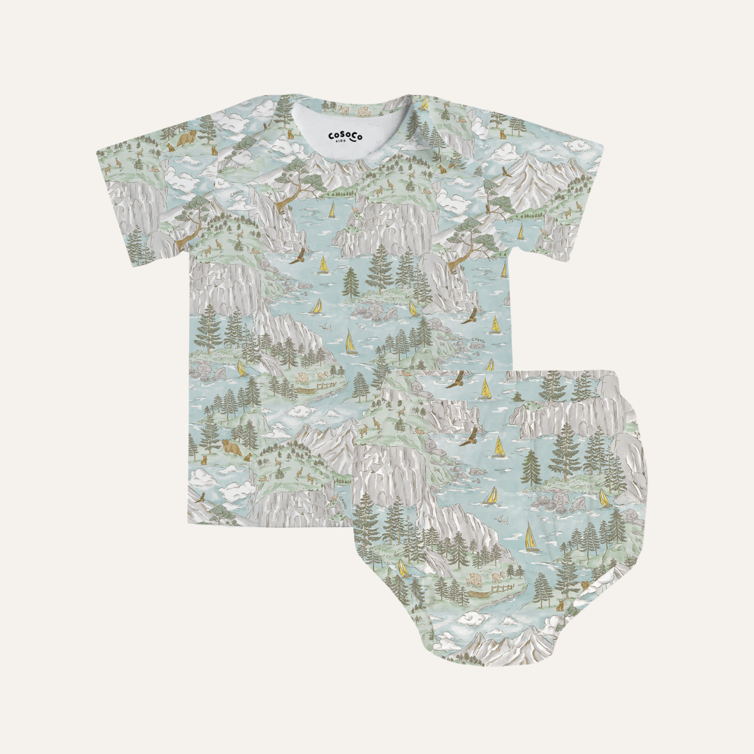 By the Coast Baby Bloomer Set