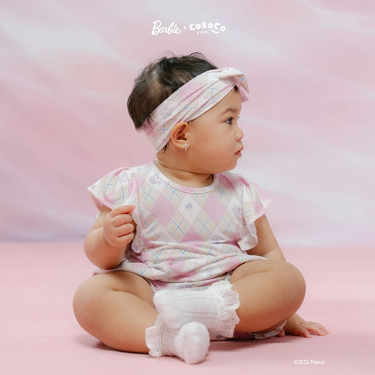 Barbie Bib in Iconic Diamond