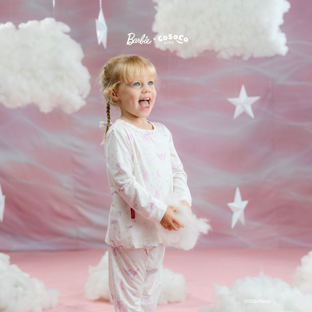 Barbie Kids Pajamas in Unicorn Skies