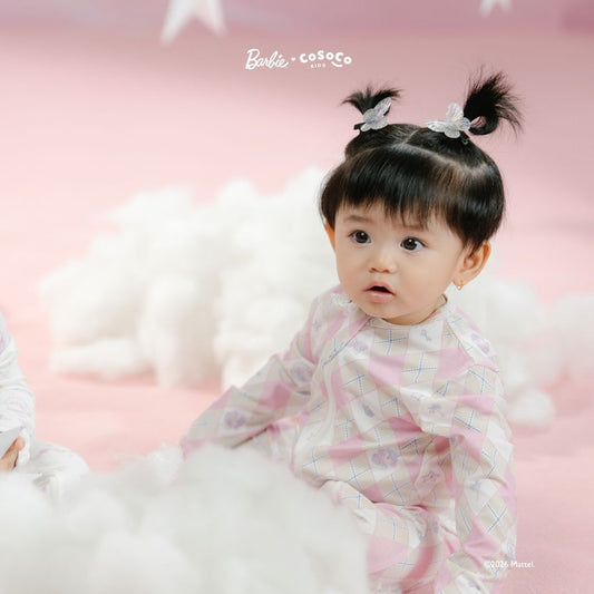 Barbie Sleepsuit in Iconic Diamonds