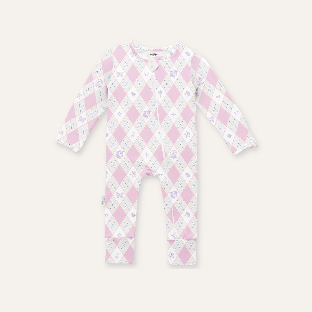 Barbie Sleepsuit in Iconic Diamonds