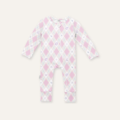 Barbie Sleepsuit in Iconic Diamonds