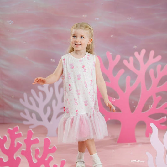 Barbie Sleeveless Tulle Dress in Unicorn Skies