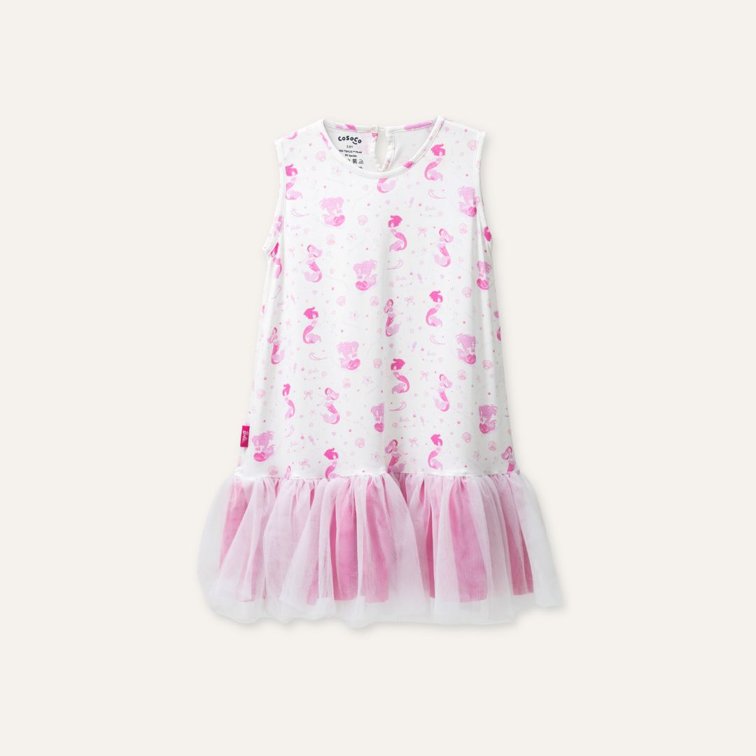 Barbie Sleeveless Tulle Dress in Unicorn Skies