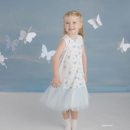 Barbie Sleeveless Tulle Dress in Pixie Wish