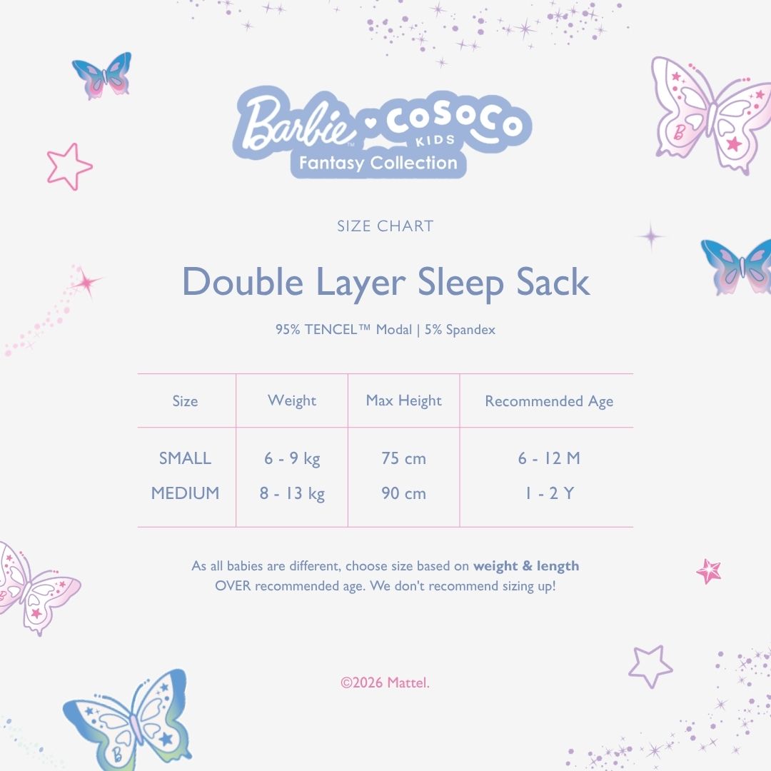 Barbie Signature Sleep Sack in Rainbow Dreams