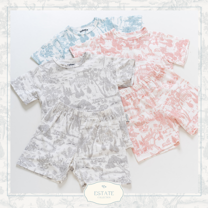 Estate Blue Short Sleeve Set
