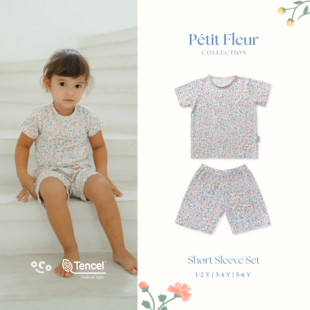 Petit Fleur Short Sleeve Set