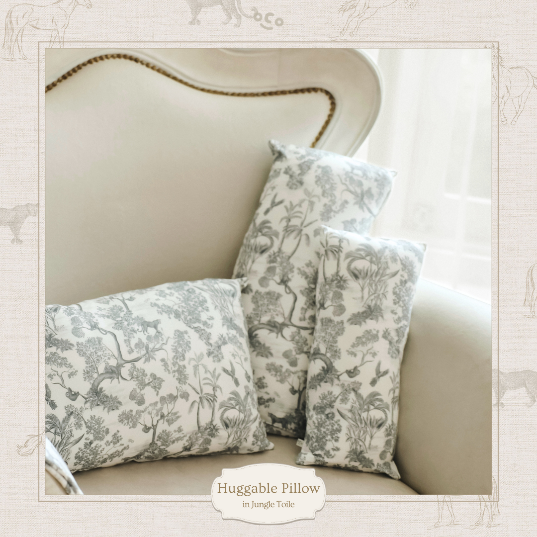 Jungle Toile Huggable Pillow