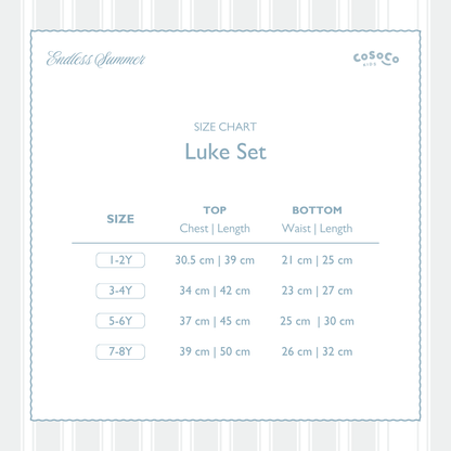 Kids Coastal Blue Luke Set