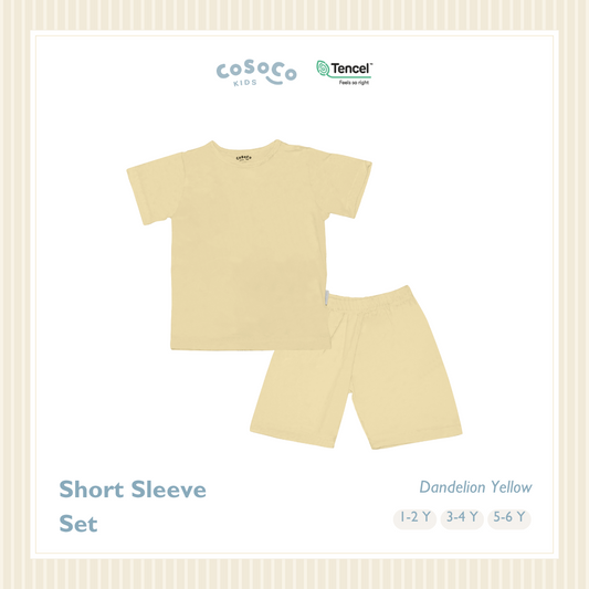 Dandelion Yellow Short Sleeve Set