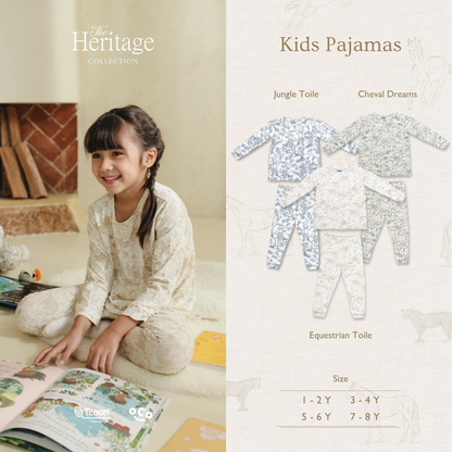 Jungle Toile Kids Pajamas
